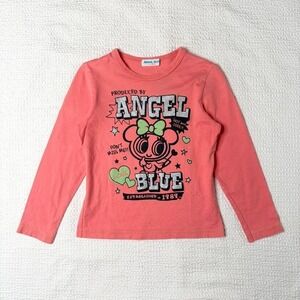 Angel Blue pink graphic long sleeve from japan